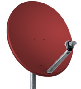 Antena satelitarna TM80 STAL CZERWONA TELE SYSTEM